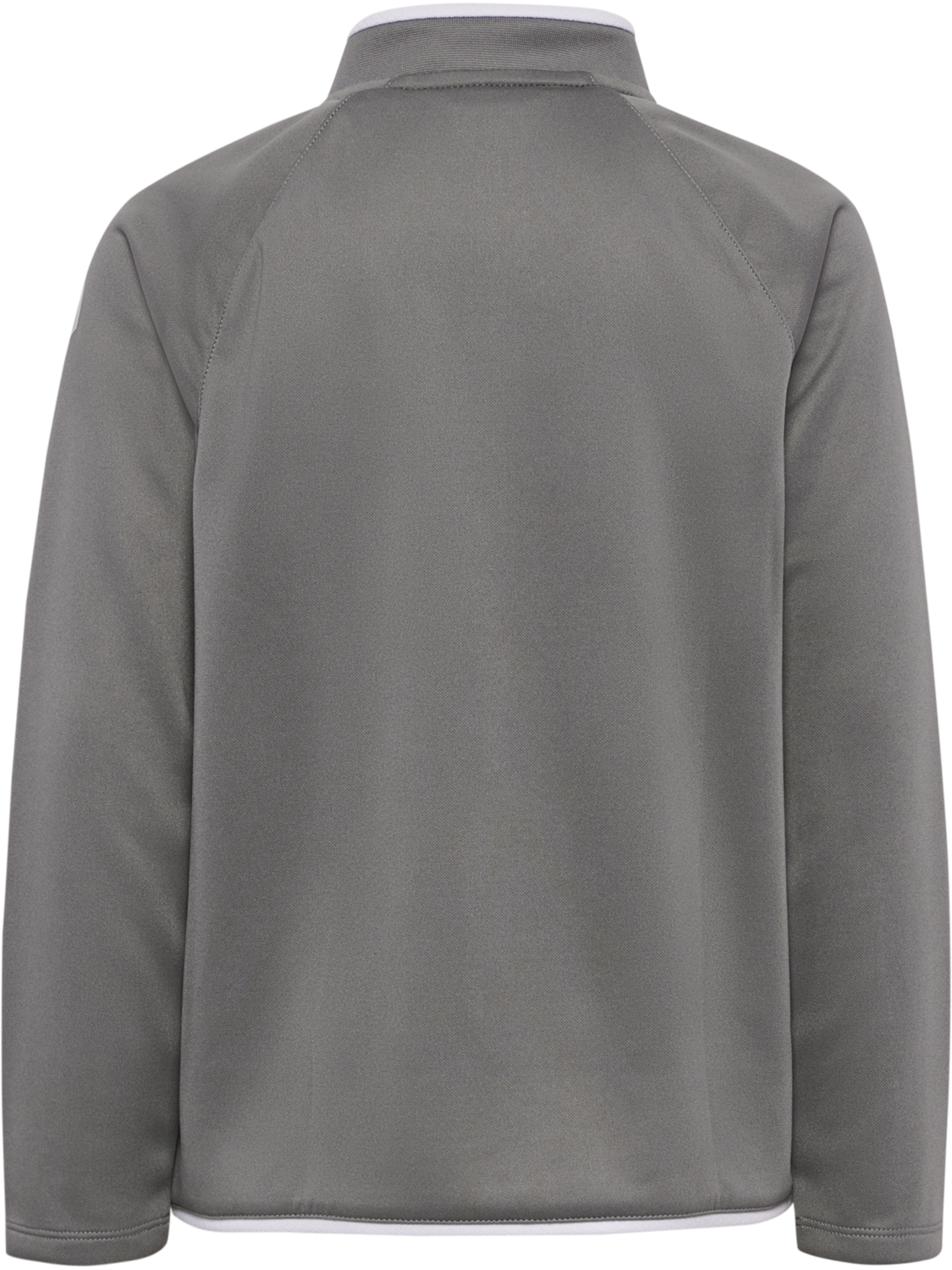 hmlCORE 2.0 HALF ZIP KIDS, STEEL GRAY/WHITE, packshot