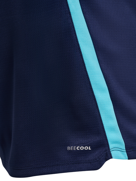 hmlLEAD 2.0 JERSEY S/S, MARINE/BLUE FISH, packshot