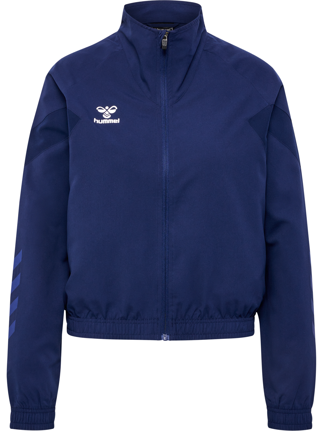 hmlTRAVEL WOVEN JACKET WOMAN, MARINE, packshot