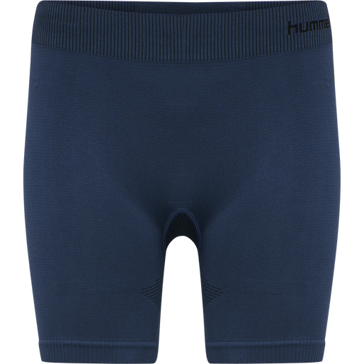 HUMMEL FIRST SEAMLESS TR SHT TIGH W, DARK DENIM HUMMEL FIRST SEAMLESS TR SHT TIGH W, DARK DENIM, packshot