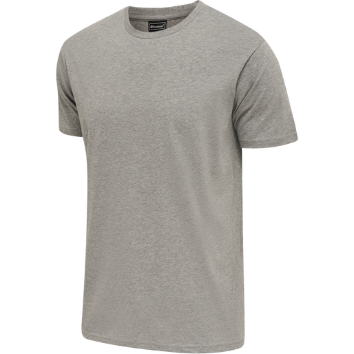 hmlRED BASIC T-SHIRT S/S, GREY MELANGE hmlRED BASIC T-SHIRT S/S, GREY MELANGE, packshot