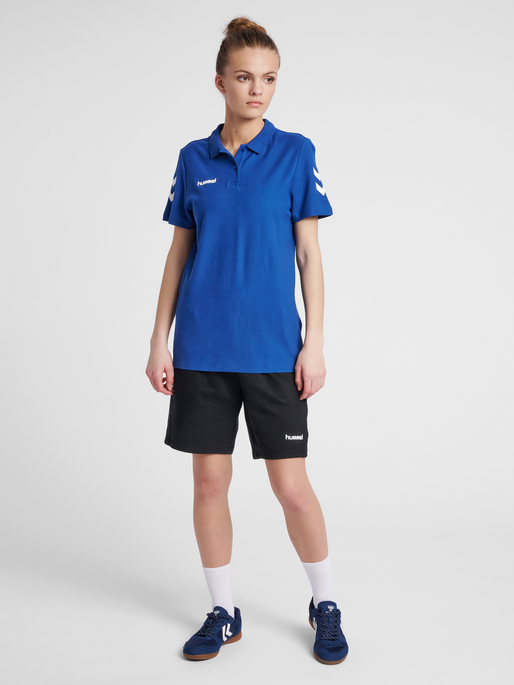 HMLGO COTTON POLO WO, TRUE BLUE, model