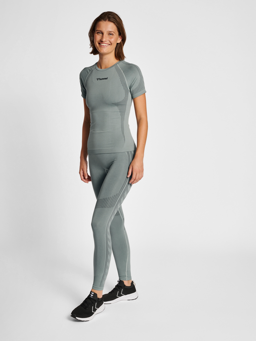 hmlSHAPING SEAMLESS MW TIGHTS, CHINOIS GREEN, model