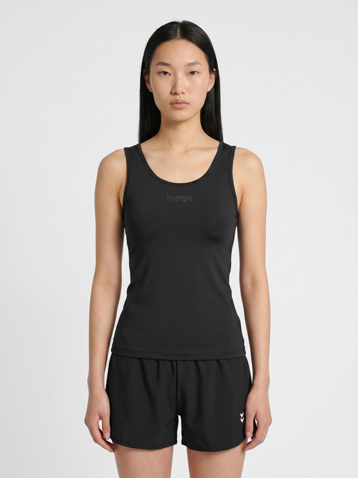 hmlHIIT INTENSITY W TANK TOP, BLACK/EBONY, model