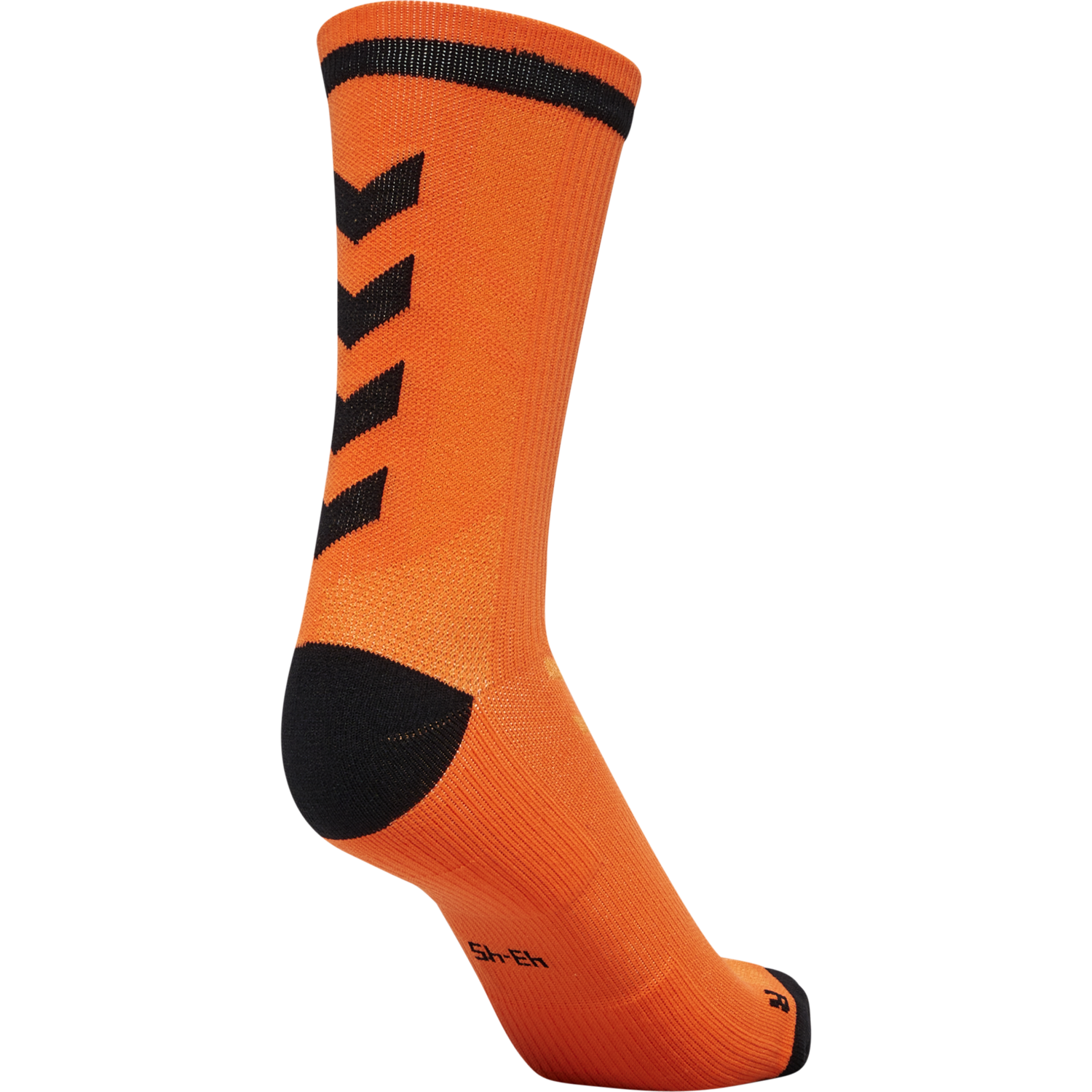 ELITE INDOOR SOCK LOW PA, NASTURTIUM/BLACK, packshot