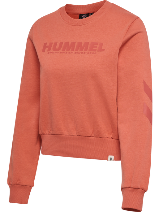 hmlLEGACY WOMAN SWEATSHIRT, APRICOT BRANDY, packshot