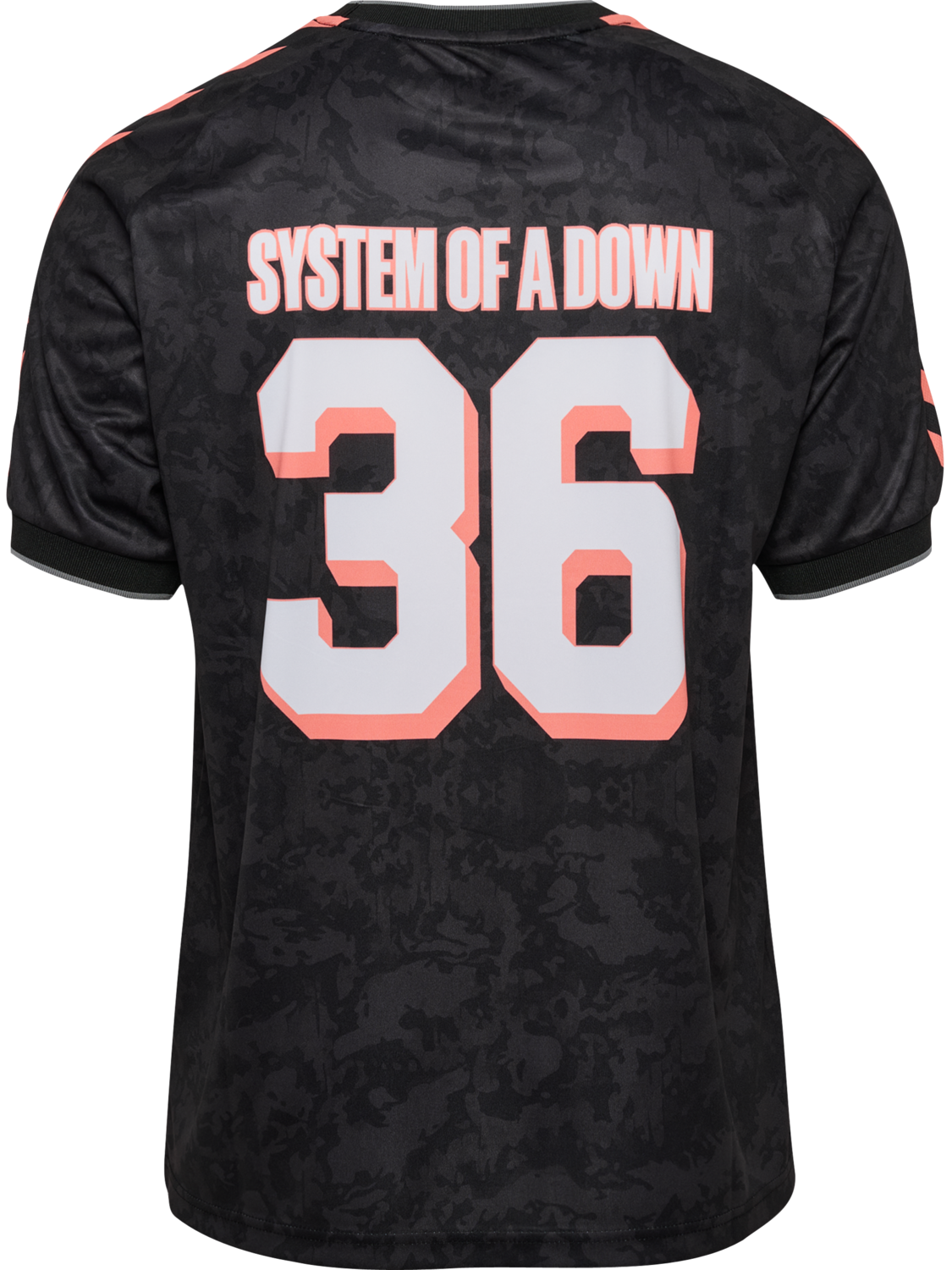 hmlSOAD TOUR 26 CAMO JERSEY S/S, BLACK/GREY, packshot