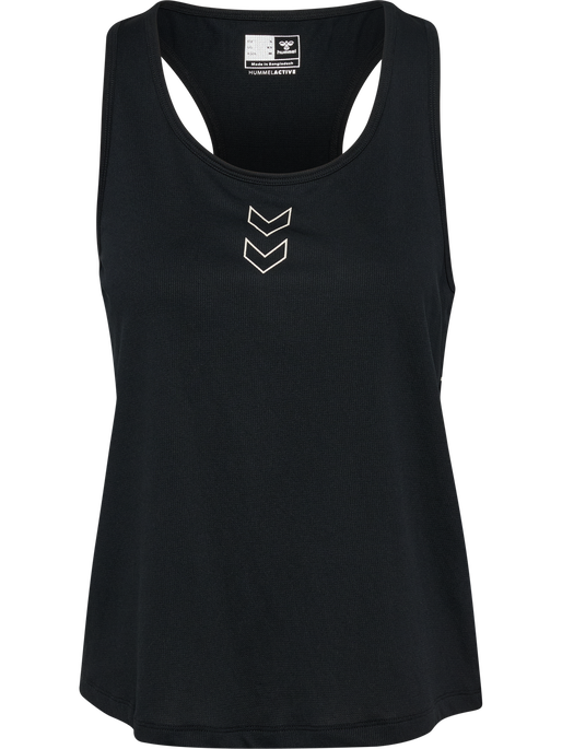 hmlCOURT LIGHT WEIGHT TANKTOP W, LIGHT GREY/BLACK hmlCOURT LIGHT WEIGHT TANKTOP W, LIGHT GREY/BLACK, packshot