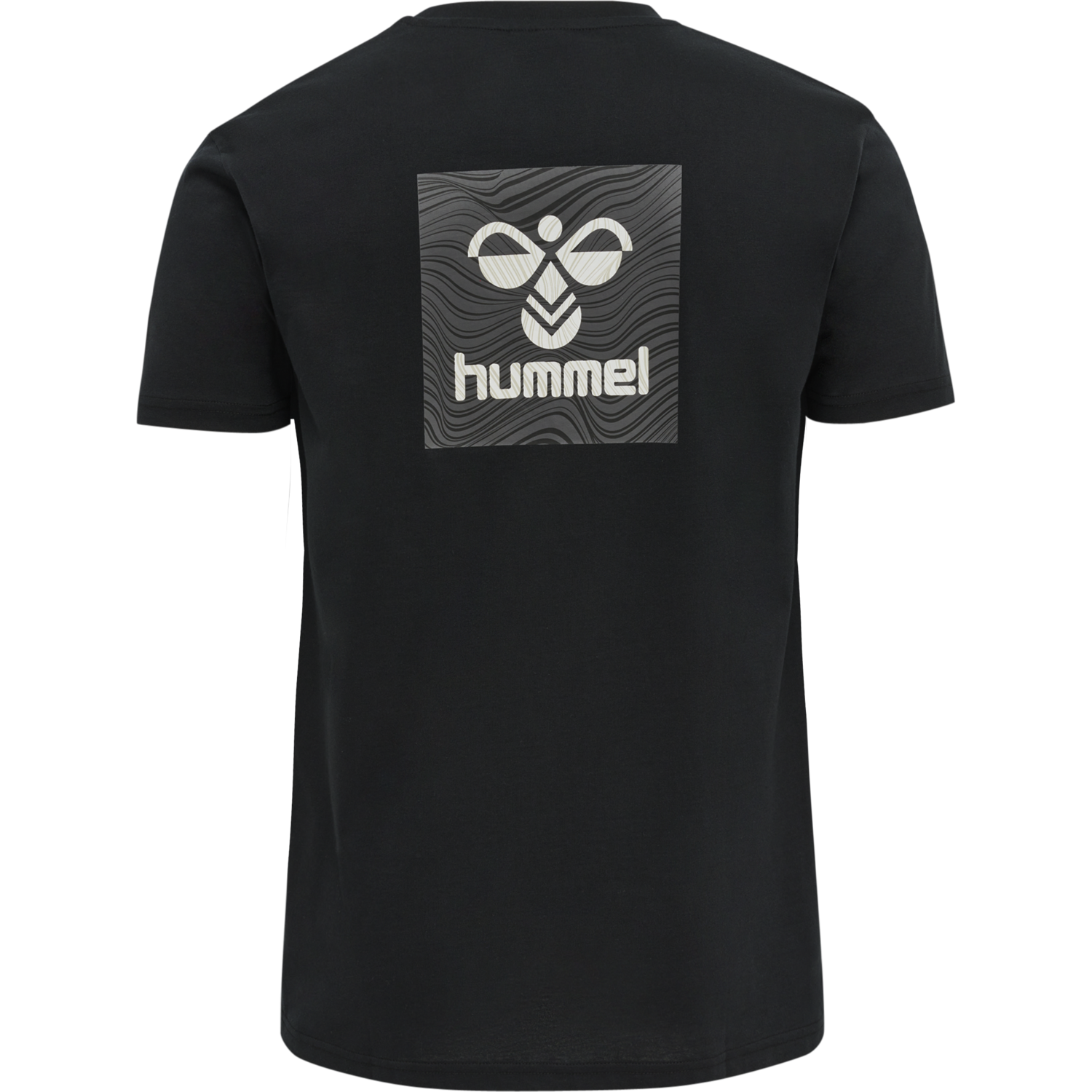 hmlOFFGRID TEE S/S, JET BLACK/FORGED IRON, packshot