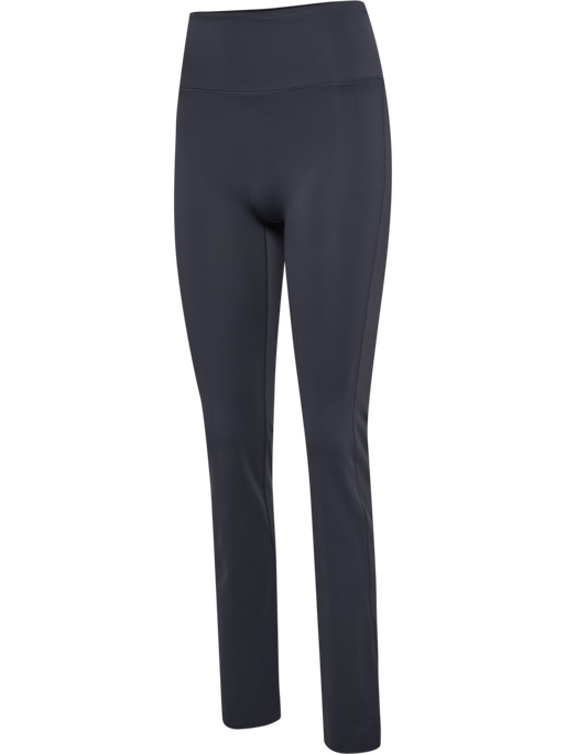 hmlYOGA HIGH WAIST FLARE W TIGHTS, EBONY, packshot