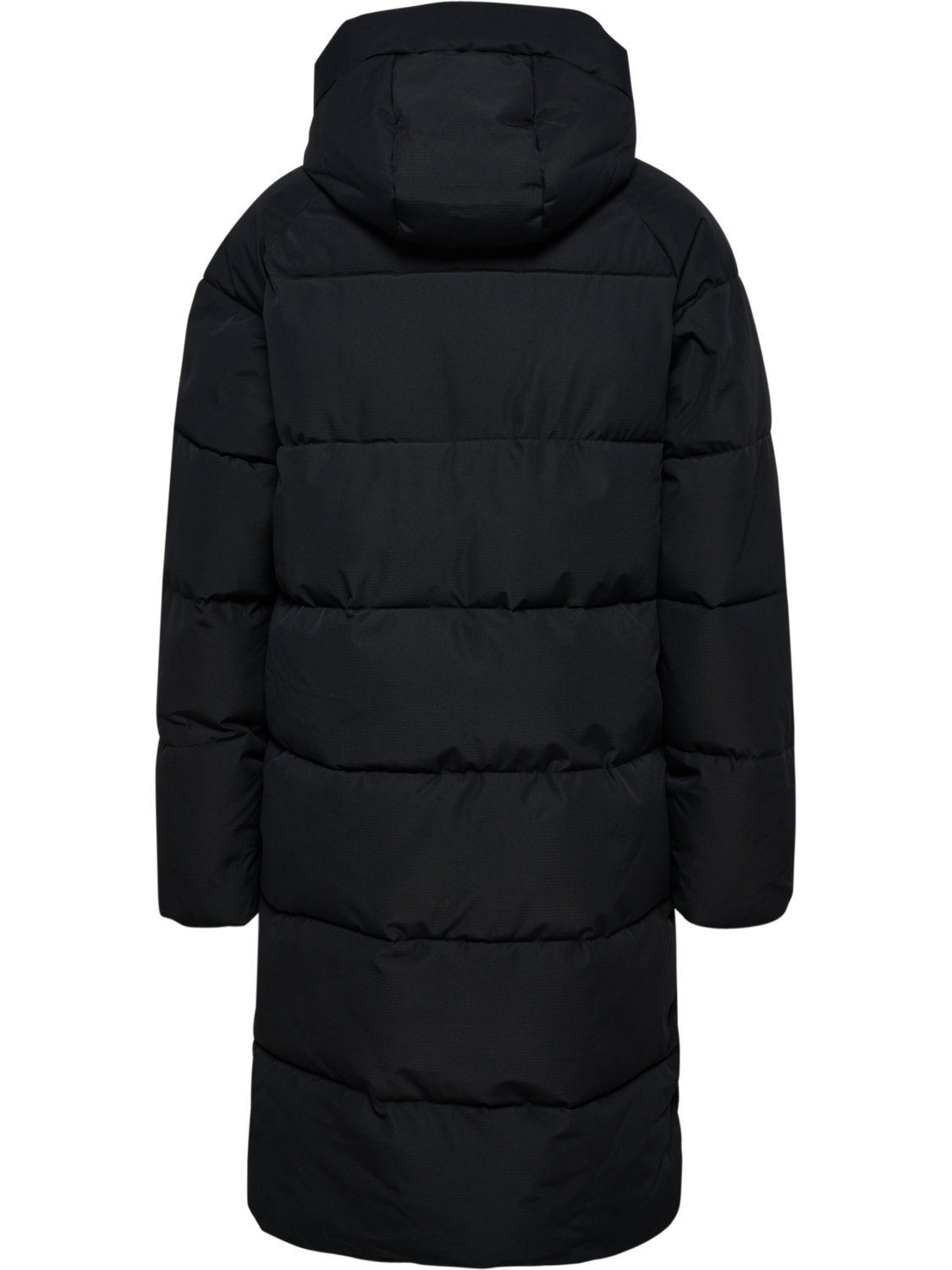 hmlLONG PUFFER W JACKET, BLACK, packshot