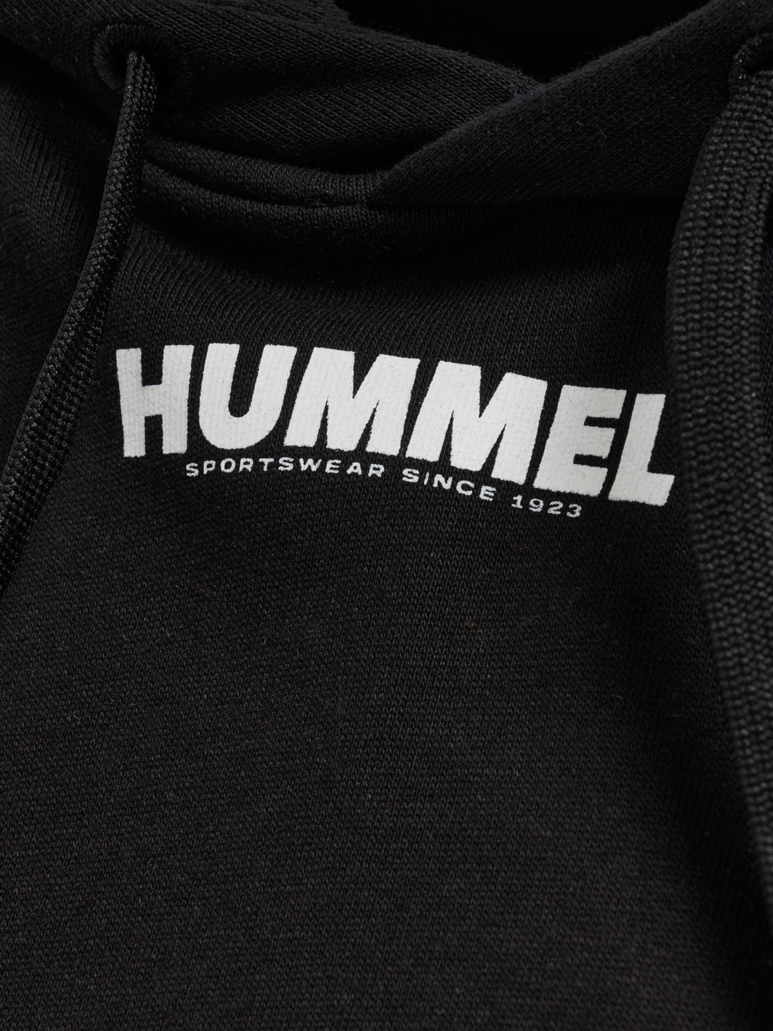 hmlLEGACY WOMAN CROPPED HOODIE, BLACK, packshot