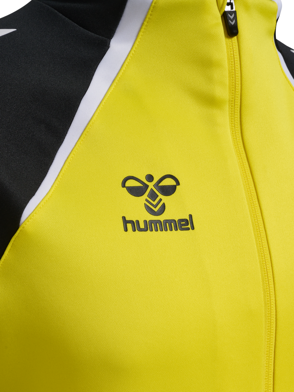 hmlLEAD 2.0 TRACK ZIP JACKET, BLAZING YELLOW/BLACK, packshot