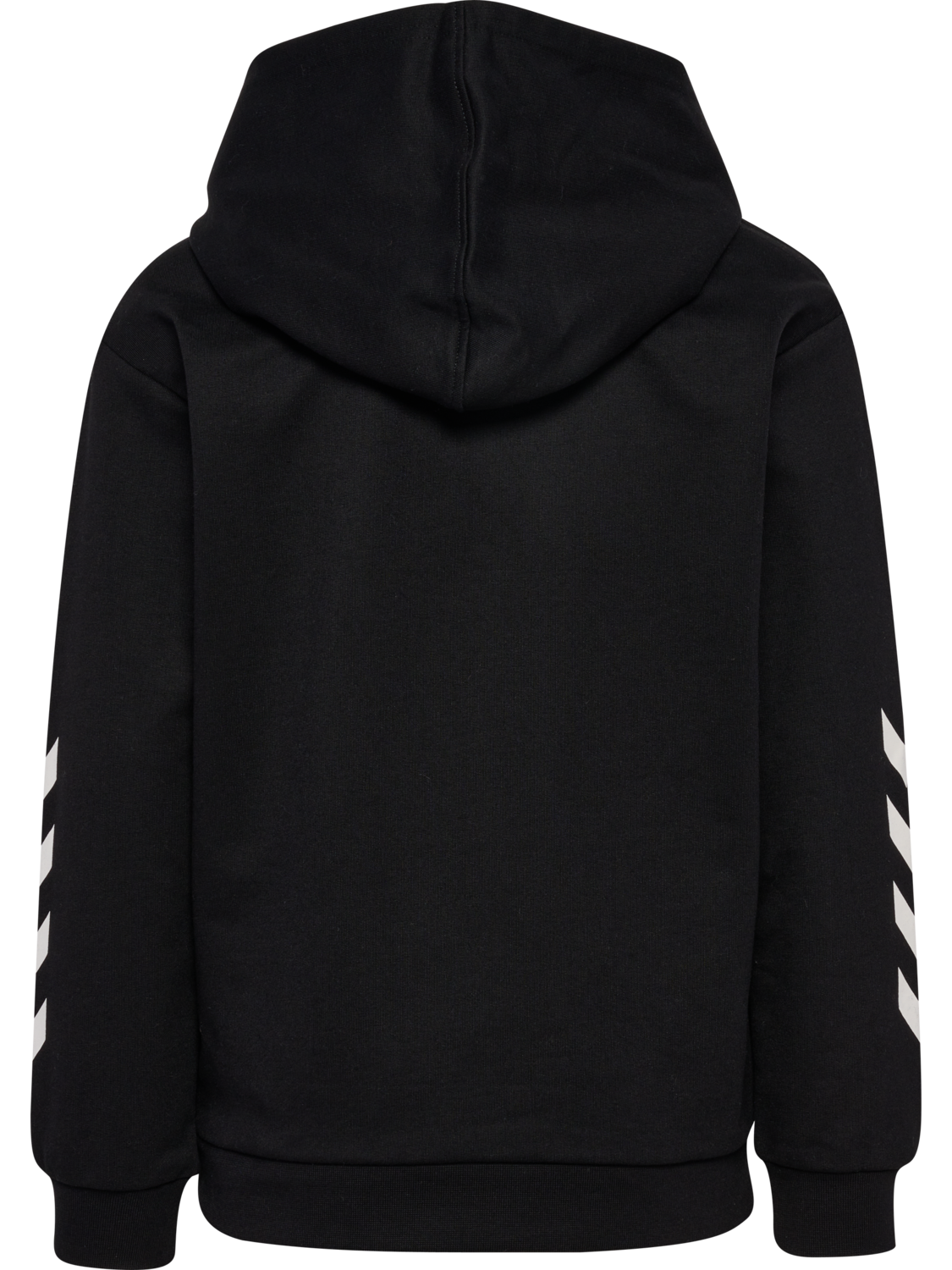 hmlJR LOGO HOODIE, BLACK, packshot