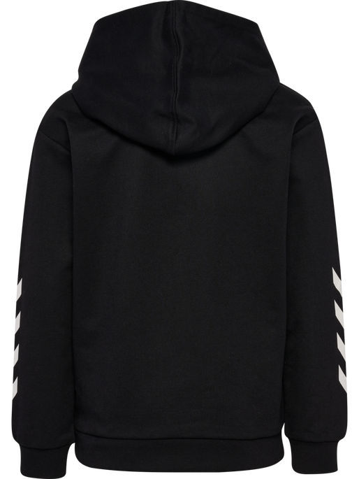 hmlJR LOGO HOODIE, BLACK, packshot