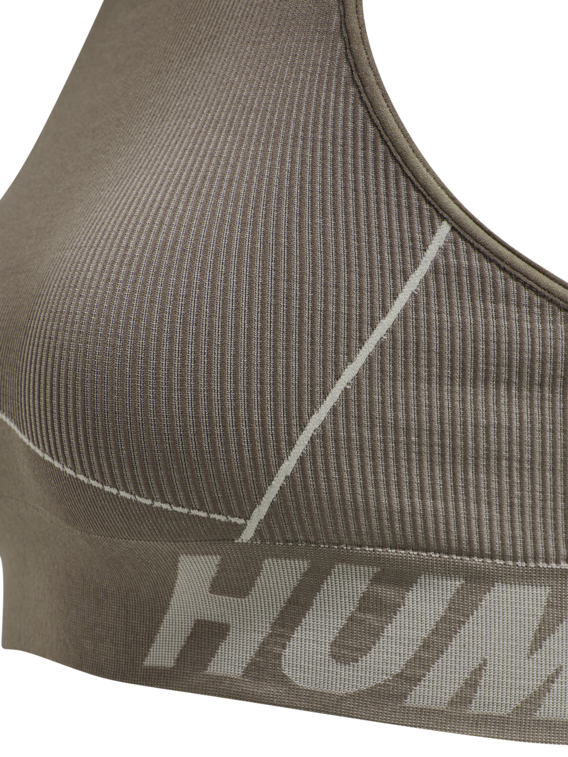 hmlTE CHRISTEL SEAMLESS SPORTS TOP, CHATEAU GRAY/DRIFTWOOD MELANGE, packshot