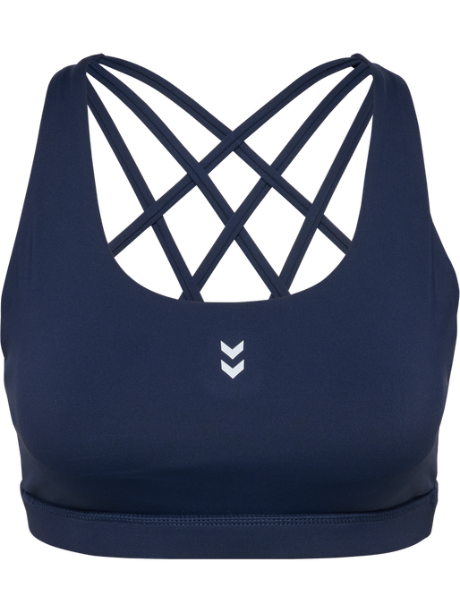 hmlFAST IMPACT STRAP BRA, DRESS BLUES hmlFAST IMPACT STRAP BRA, DRESS BLUES, packshot