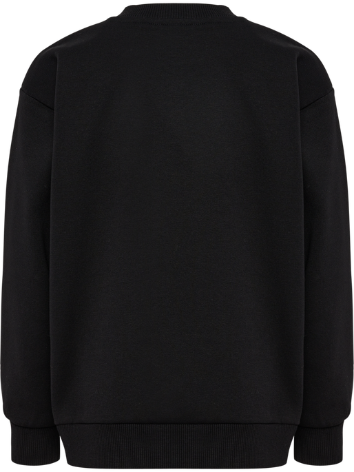 hmlJR LOOSE CREWNECK BEE, BLACK, packshot