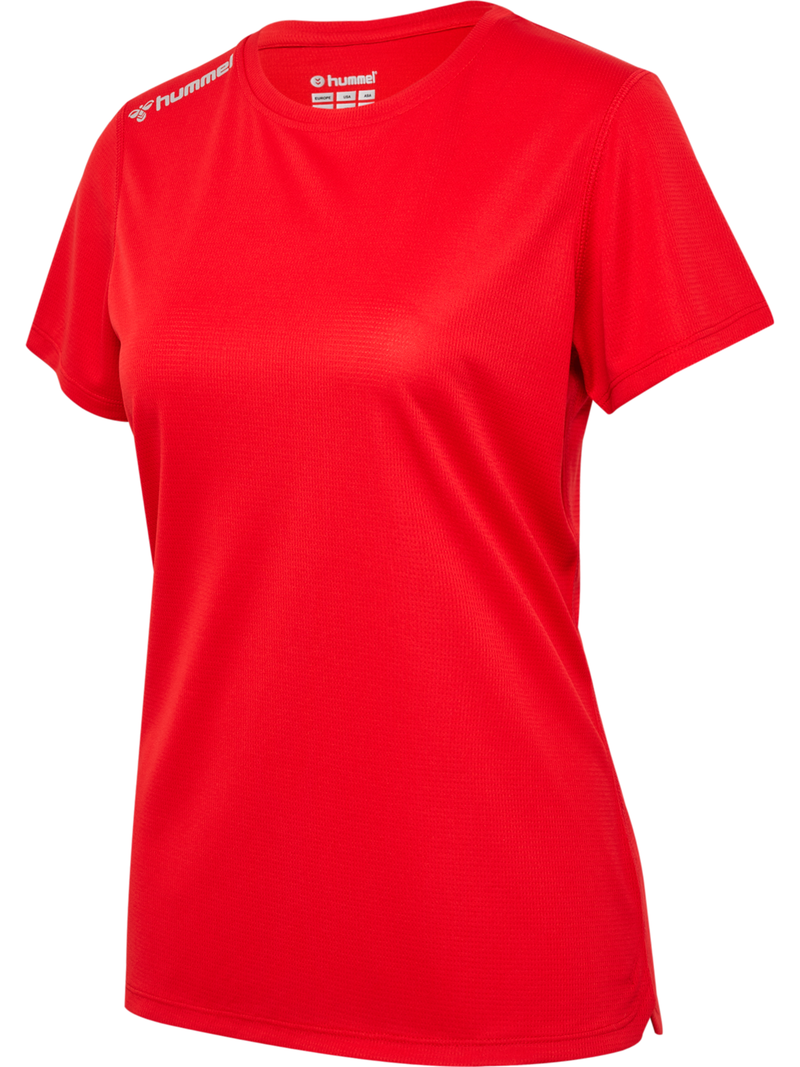 hmlRUN JERSEY S/S WOMAN, TANGO RED, packshot