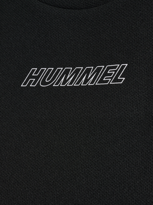 hmlTE TOLA T-SHIRT, BLACK, packshot
