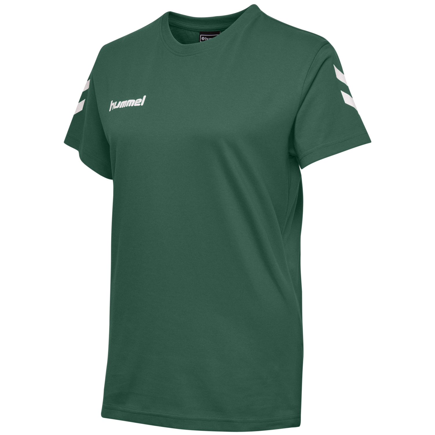 HMLGO COTTON T-SHIRT WOMAN S/S, EVERGREEN, packshot