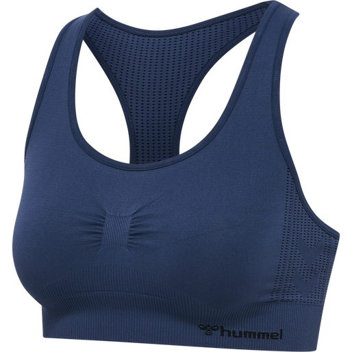 hmlMT SHAPING SEAMLESS SPORTS TOP, INSIGNIA BLUE hmlMT SHAPING SEAMLESS SPORTS TOP, INSIGNIA BLUE, packshot