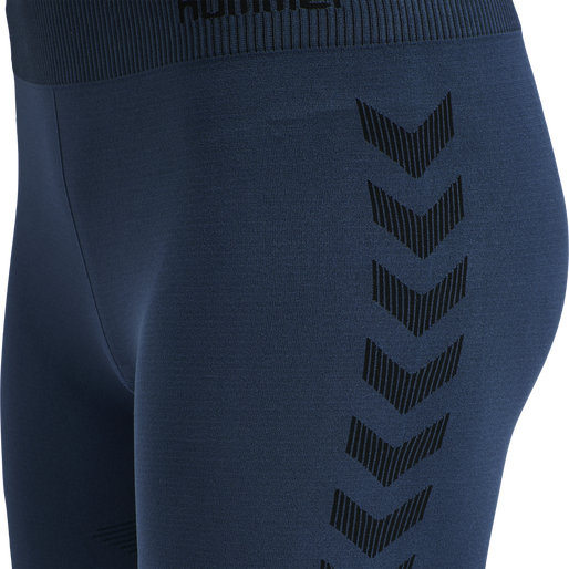 HUMMEL FIRST SEAMLESS TR SHT TIGH W, DARK DENIM HUMMEL FIRST SEAMLESS TR SHT TIGH W, DARK DENIM, packshot