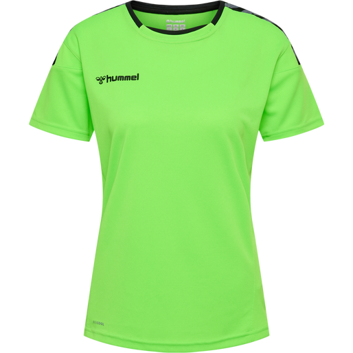 hmlAUTHENTIC POLY JERSEY WOMAN S/S, GREEN GECKO, packshot
