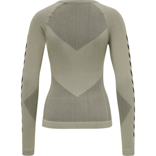 HUMMEL FIRST SEAMLESS JERSEY L/S W, LONDON FOG, packshot
