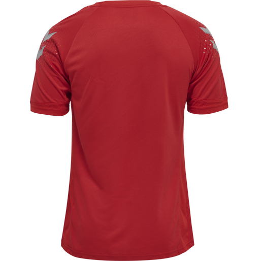 hmlLEAD S/S POLY JERSEY, TRUE RED hmlLEAD S/S POLY JERSEY, TRUE RED, packshot