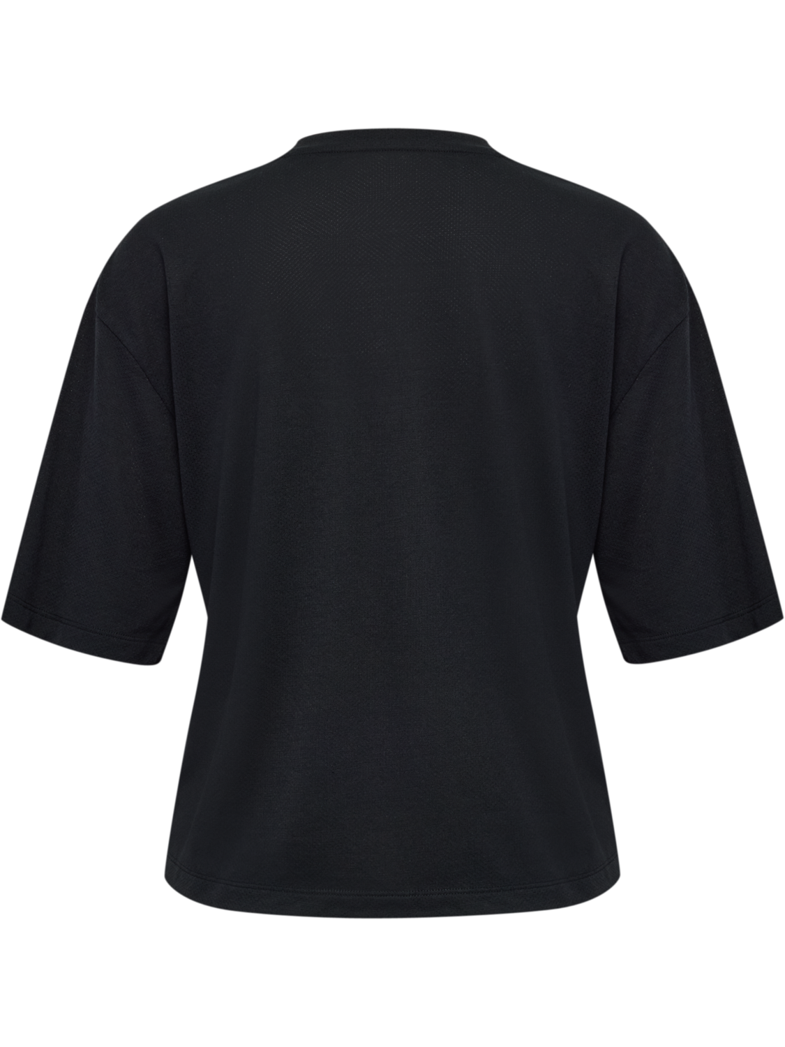 hmlMT VANJA BOXY SHORT T-SHIRT, BLACK, packshot