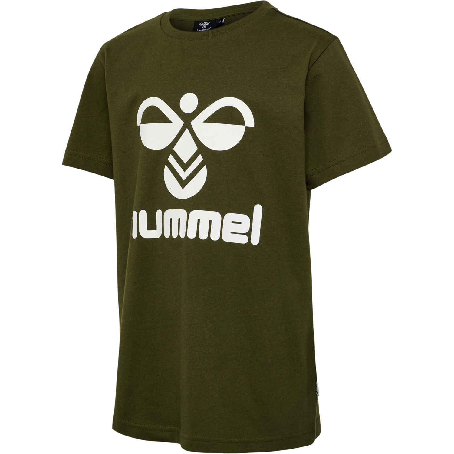 hmlTRES T-SHIRT S/S 2-PK, SIERRA/DARK OLIVE, packshot