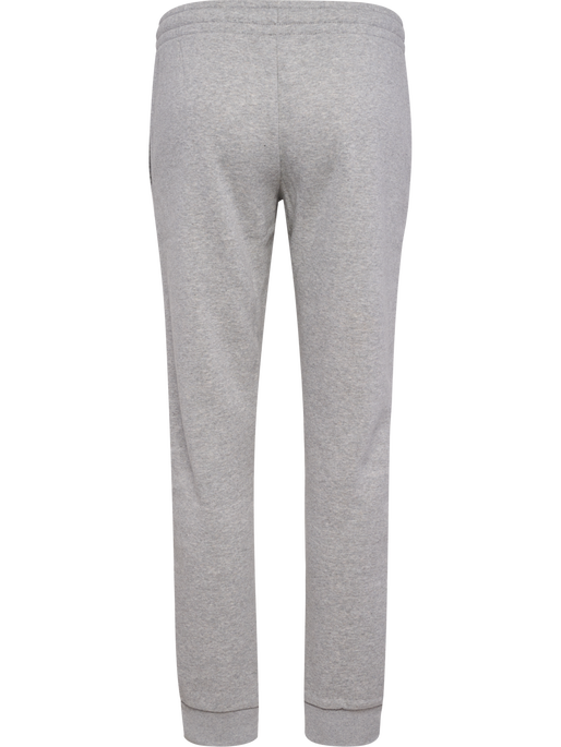 hmlMOVER COTTON CUFF PANTS WOMAN, GREY MELANGE, packshot