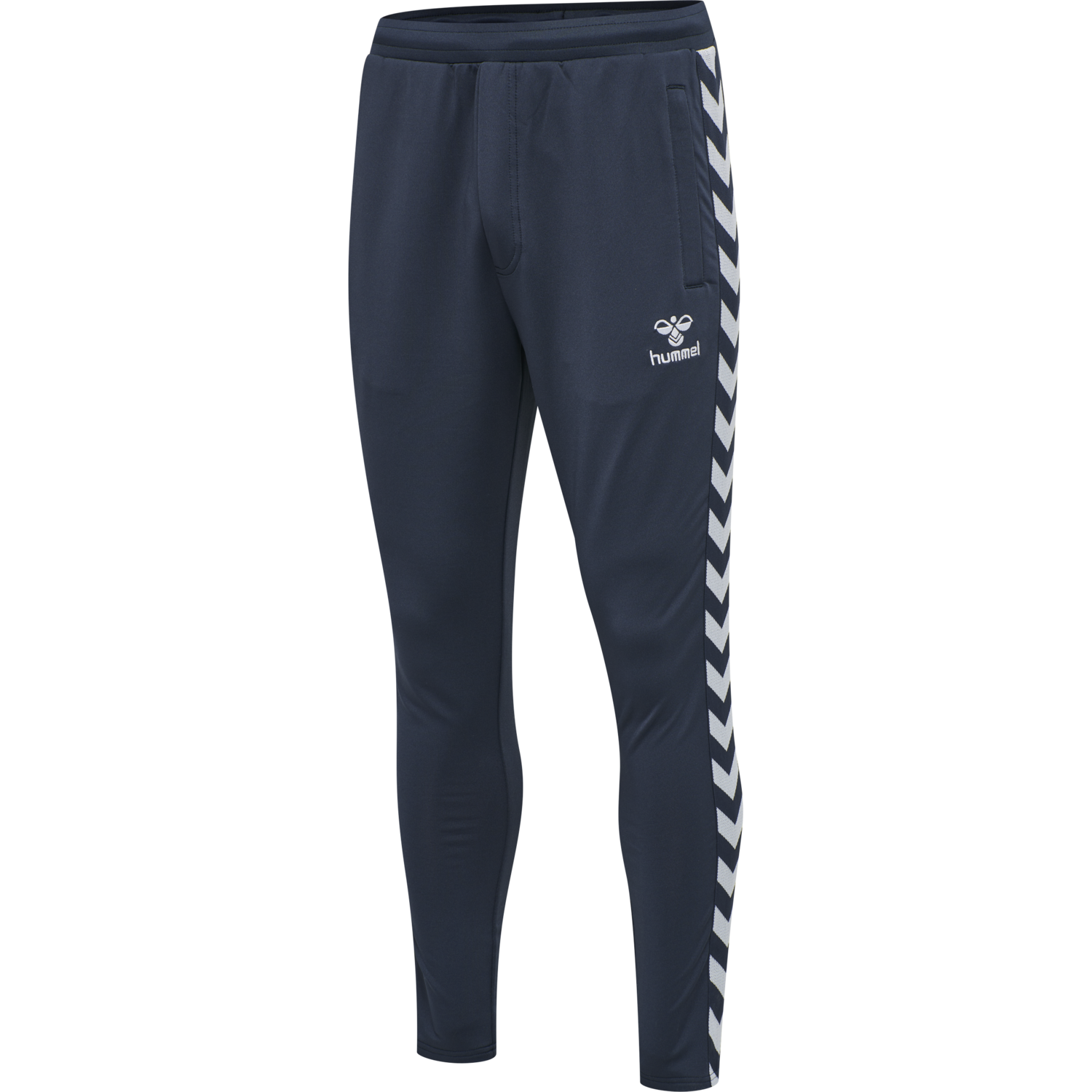 hmlNATHAN 2.0 TAPERED PANTS, BLUE NIGHTS, packshot