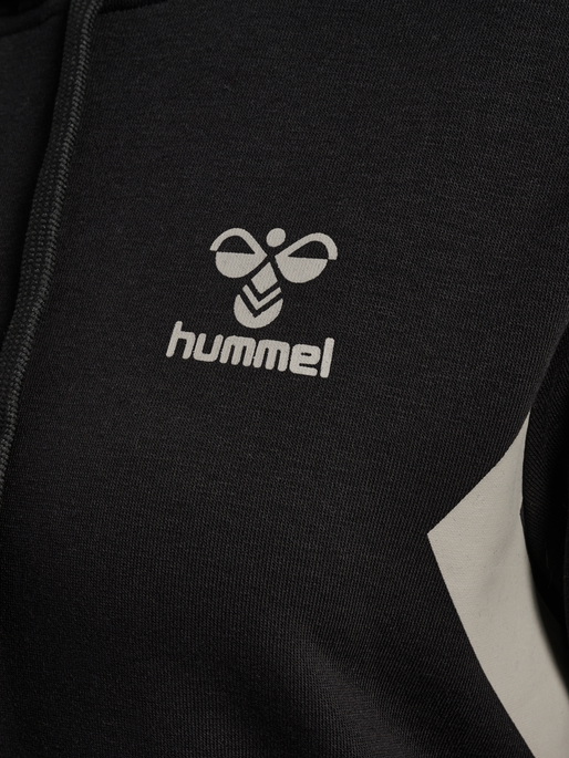 hmlSTALTIC COTTON HOODIE WOMAN, BLACK, packshot