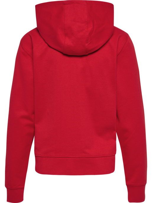 hmlGO 2.0 ZIP HOODIE WOMAN, TRUE RED, packshot