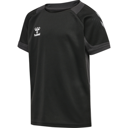 hummel LEAD S/S POLY JERSEY KIDS BLACK - Main Image