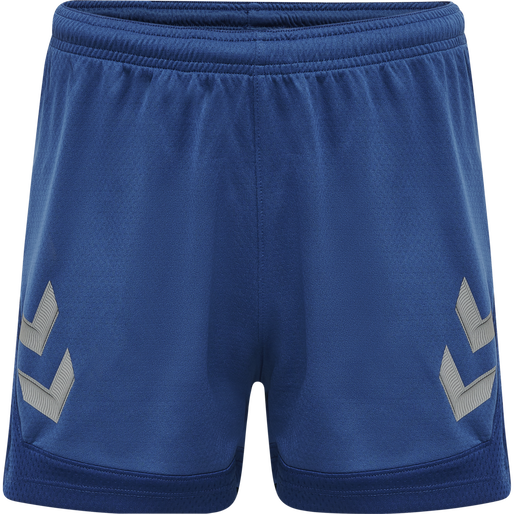 hmlLEAD WOMENS POLY SHORTS, TRUE BLUE, packshot