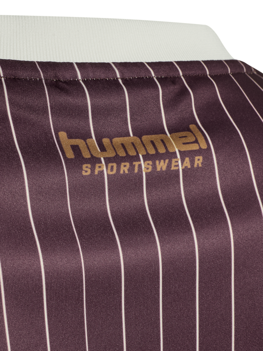 hmlLOOSE JERSEY LS STRIPE TOPSCORER, VINEYARD WINE, packshot