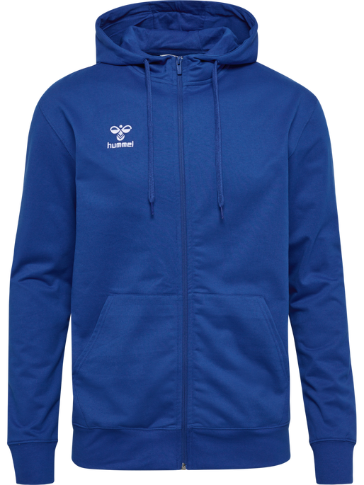 hmlGO 2.0 ZIP HOODIE, TRUE BLUE, packshot