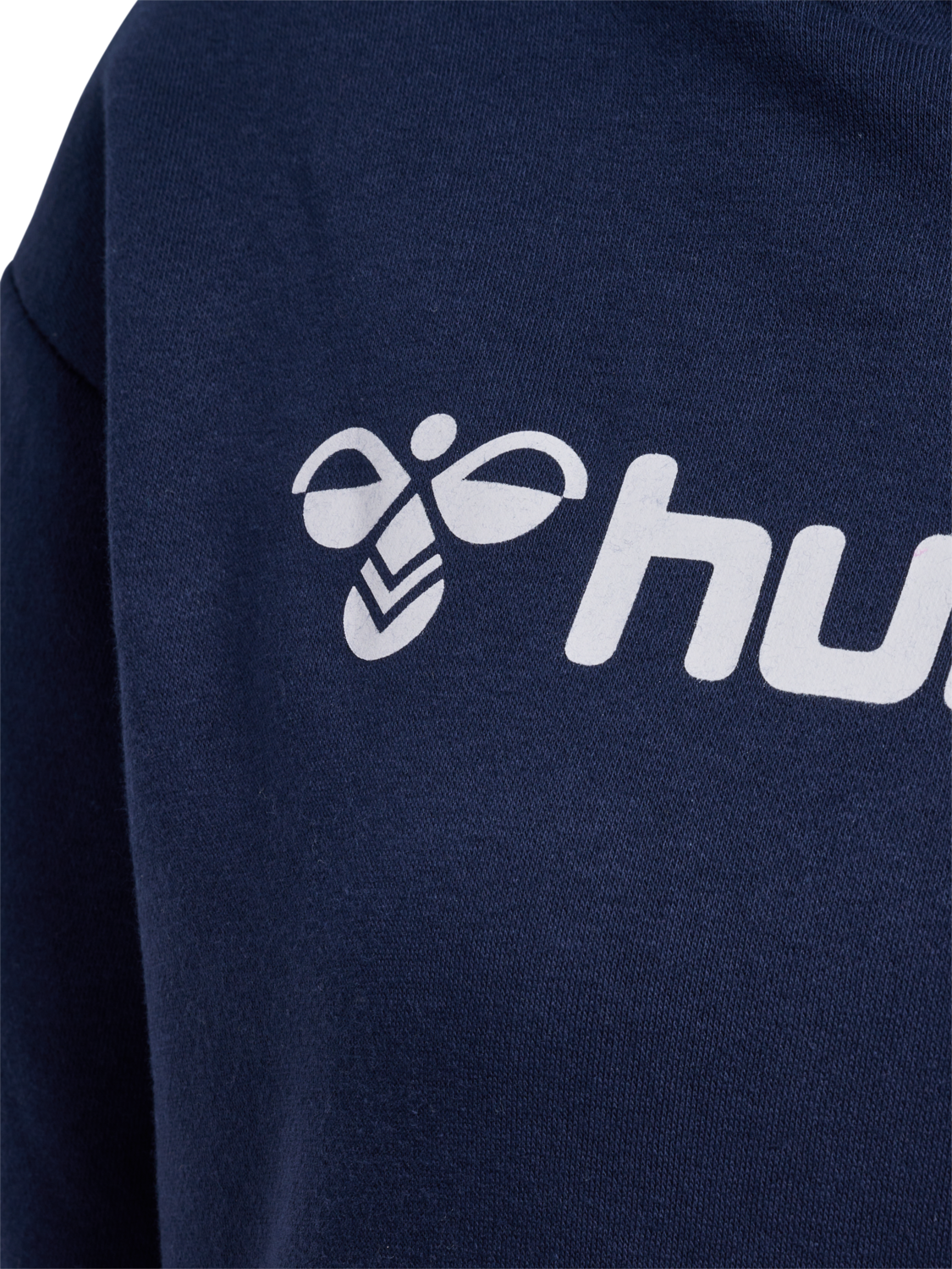 hmlMOVER COTTON HOODIE WOMAN, MARINE, packshot