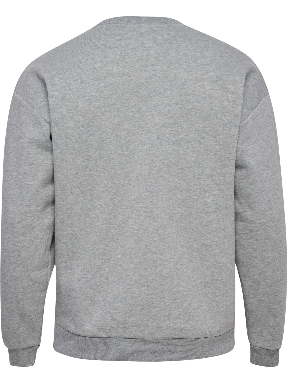 hmlLOOSE CREWNECK BEE, GREY MELANGE, packshot