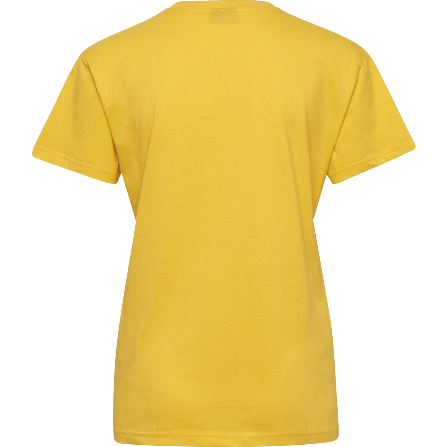 HMLGO COTTON LOGO T-SHIRT WOMAN S/S, SPORTS YELLOW, packshot