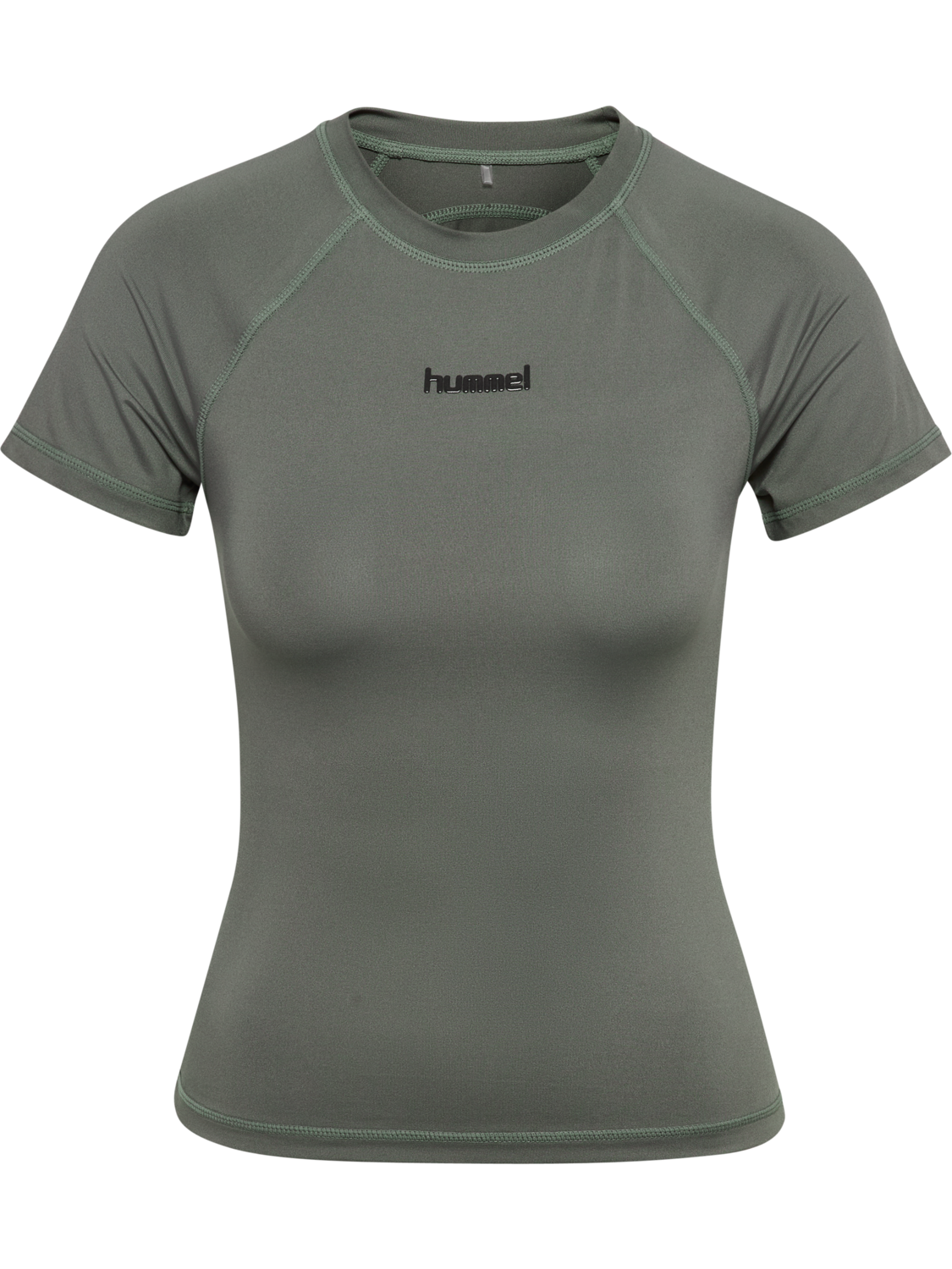 hmlPRIMA W T-SHIRT S/S, CASTOR GRAY, packshot