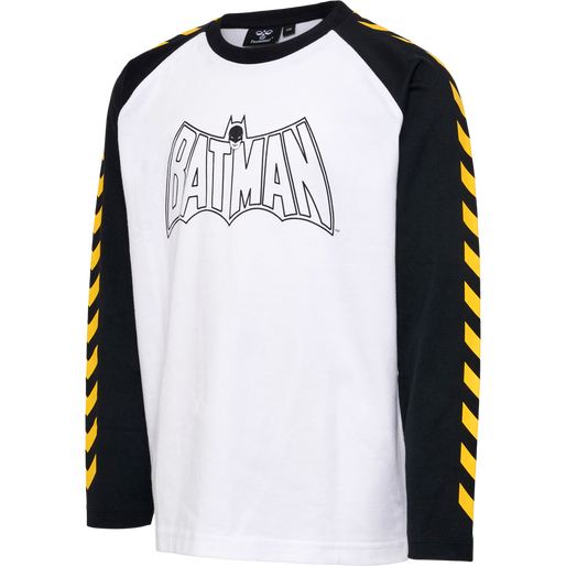 hmlBATMAN BOYS T-SHIRT L/S, BRIGHT WHITE, packshot