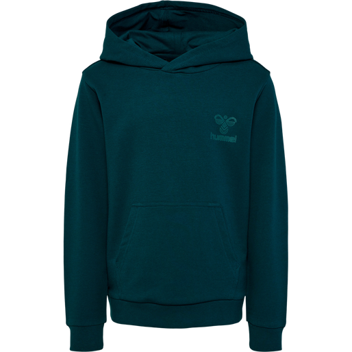 hmlFASTWO HOODIE, DEEP TEAL, packshot
