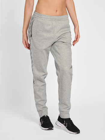 hmlOFFGRID PANTS WO, GREY MELANGE, model