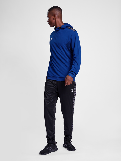 hmlAUTHENTIC PL HOODIE, TRUE BLUE, model