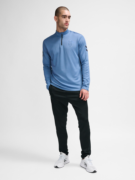 hmlACTIVE PL HALF ZIP, CORONET BLUE, model