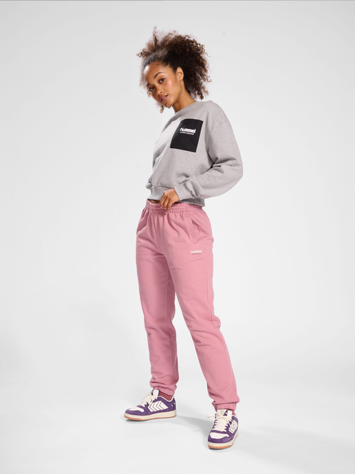 hummel LGC SHAI REGULAR PANTS - NOSTALGIA ROSE